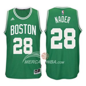 Maglie NBA Boston Celtics Abdel Nader Road Kelly 2017-18 Verde