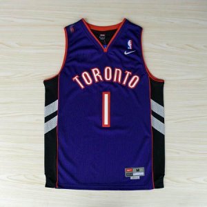 Maglie NBA McGrady,Toronto Raptors Nero Porpora