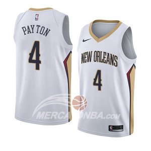 Maglie NBA New Orleans Pelicans Elfrid Payton Association 2018 Bianco