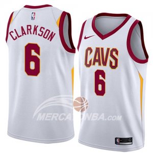 Maglie NBA Cleveland Cavaliers Jordan Clarkson Association 2018 Bianco