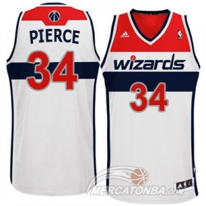 Maglie NBA Rivoluzione 30 Pierce,Washington Wizards Bianco