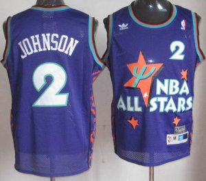 Maglie NBA Johnson,All Star 1995 Blu