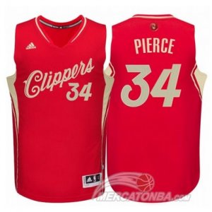 Maglie NBA Pierce Christmas,Los Angeles Clippers Rosso