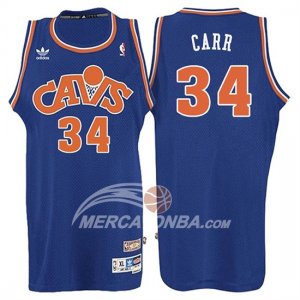 Maglie NBA Retro 2008 Carr Cleveland Cavaliers Blu