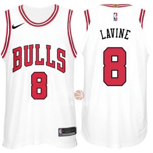 Maglie NBA Autentico Bulls Lavine 2017-18 Bianco