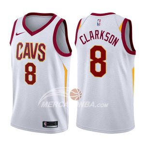 Maglie NBA Cleveland Cavaliers Jordan Clarkson Association 2017-18 Bianco