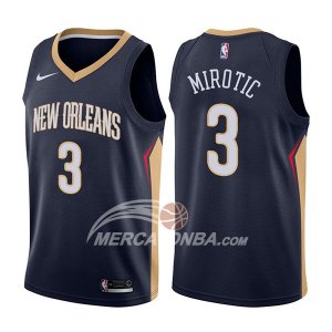 Maglie NBA New Orleans Pelicans Nikola Mirotic Icon 2017-18 Blu