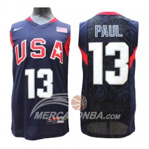 Maglie NBA Usa 2008 Paul Blu