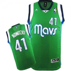 Maglie NBA Nowitzki,Dallas Mavericks Verde