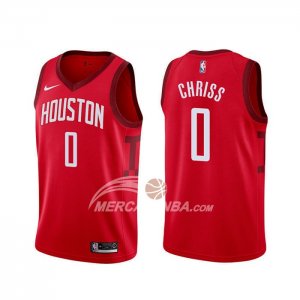 Maglia Houston Rockets Marquese Chriss Earned Rosso