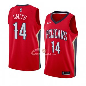 Maglie New Orleans Pelicans Jason Smith Statement 2018 Rosso