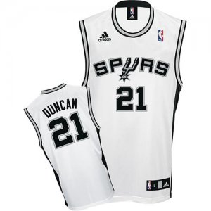 Maglie NBA Duncan,San Antonio Spurs Bianco