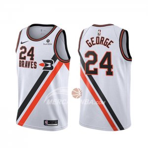 Maglia Los Angeles Clippers Paul George Classic Edition Bianco