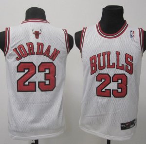 Maglie NBA Bambini Jordan,Chicago Bulls Bianco