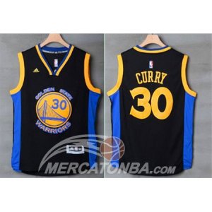 Maglie NBA Curry,Golden Warriors Nero Blu