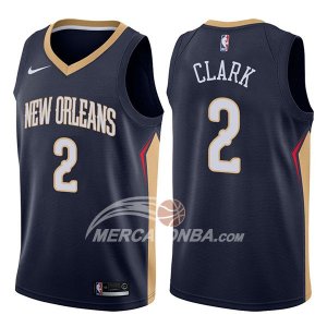 Maglie NBA New Orleans Pelicans Ian Clark Icon 2017-18 Blu