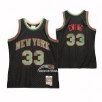 Maglia New York Knicks Patrick Ewing NO 33 Mitchell & Ness 1991-92 Nero