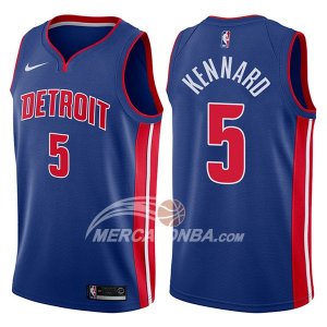 Maglie NBA Detroit Pistons Luke Kennard Icon 2017-18 Blu