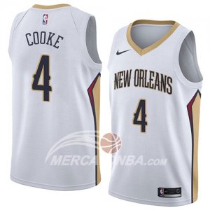 Maglia NBA New Orleans Pelicans Charles Cooke Association 2018 Bianco