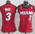 Maglia NBA Donna Wade,Miami Heats Rosso