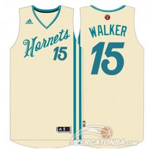 Maglie NBA Walker Christmas ,Charlotte Hornets Bianco