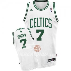 Maglie NBA Brown Boston Celtics Blanco