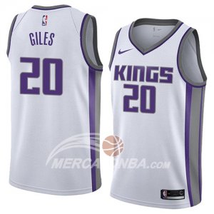 Maglie NBA Sacramento Kings Harry Giles Association 2018 Bianco