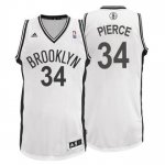 Maglia NBA Rivoluzione 30 Pierce,Brooklyn Nets Bianco