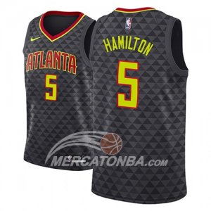 Maglie NBA Atlanta Hawks Daniel Hamilton Icon 2018 Nero