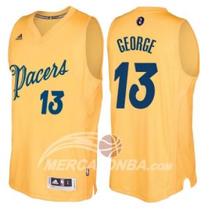 Maglie NBA George Christmas,Indiana Pacers Giallo