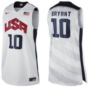 Maglie NBA Bryant,USA 2012 Bianco