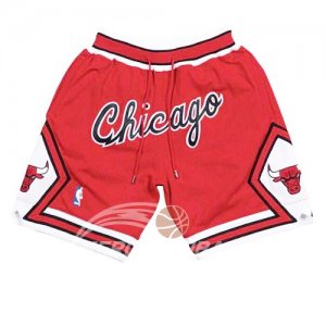 Pantaloncini Chicago Bulls Just Don Rosso2