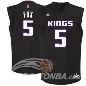 Maglie NBA Moda Sacramento Kings Fox Negro