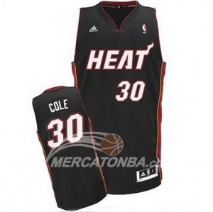 Maglie NBA Cole Miami Heats Negro