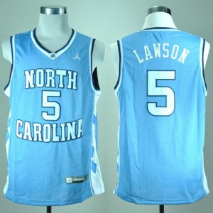 Maglie NBA NCAA Lawson,North Carolina Blu