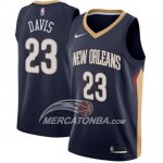 Maglia NBA Pelicans Anthony Davis Icon 2017-18 Blu