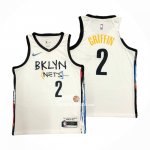 Maglia Brooklyn Nets Blake Griffin NO 2 Citta 2020-21 Bianco