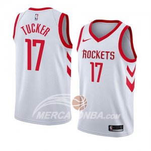 Maglie NBA Houston Rockets P.j. Tucker Association 2018 Bianco