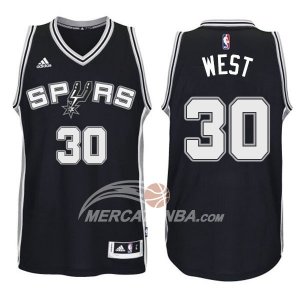 Maglie NBA West San Antonio Spurs Negro
