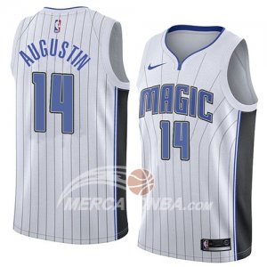 Maglie NBA Orlando Magic D.j. Augustin Association 2018 Bianco