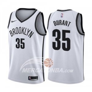 Maglie Brooklyn Nets Kevin Durant Association 2019-20 Bianco