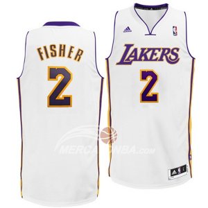 Maglie NBA Fisher Los Angeles Lakers Blanco
