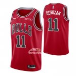 Maglia Chicago Bulls Demar Derozan NO 11 Icon 2021-22 Rosso