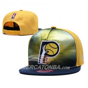 Cappellino Indiana Pacers Snapback Blu Giallo