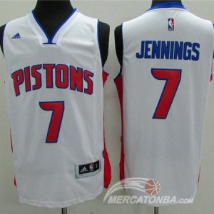 Maglie NBA Jennings,Detroit Pistons Bianco