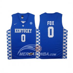 Maglie NBA Kentucky Wildcats Fox Blu