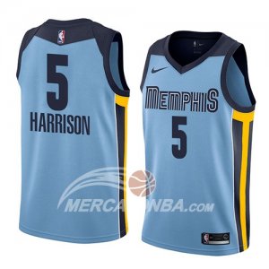 Maglie NBA Memphis Grizzlies Andrew Harrison Statement 2018 Blu