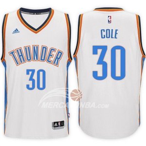 Maglie NBA Cole Oklahoma City Thunder Blanco