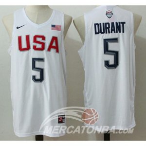 Maglie NBA Twelve USA Dream Team Durant Bianco