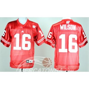 Maglie NBA NCAA Russell Wilson Rosso